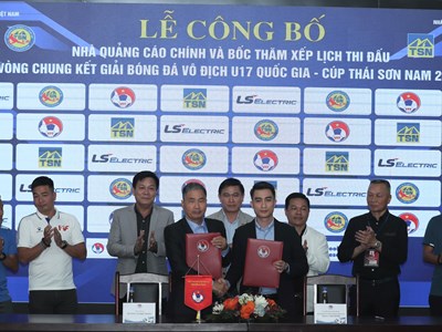12 đội dự VCK Giải bóng đá U17 quốc gia Cúp Thái Sơn Nam