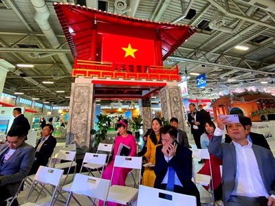 Khai trương gian hàng chung Việt Nam tại Hội chợ ITB (Đức) 2023
