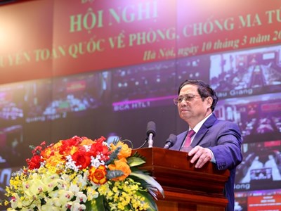 Thủ tướng: Phòng, chống ma túy là một trong những nhiệm vụ trọng tâm, cấp bách, thường xuyên, liên tục và lâu dài