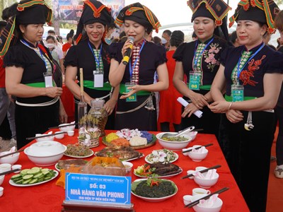 Ấn tượng Hội thi ẩm thực “Hương sắc Điện Biên"