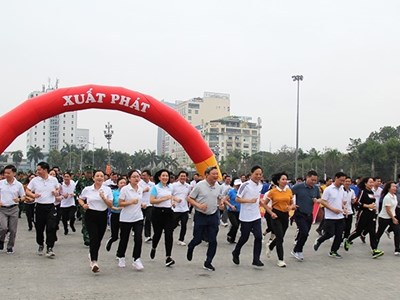 Thanh Hoá: Hơn 4.000 người tham dự Ngày chạy Olympic vì sức khỏe toàn dân