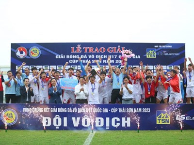 Viettel vô địch giải bóng đá U17 Quốc gia