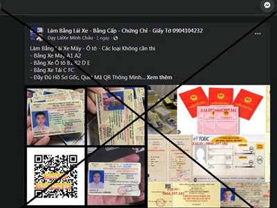 Ẩn họa khôn lường của bằng lái giả