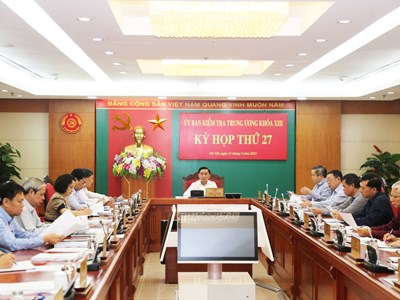 Ủy ban Kiểm tra Trung ương cảnh cáo nhiều tập thể và cá nhân ở Đồng Nai, Đắk Nông và Hải Phòng