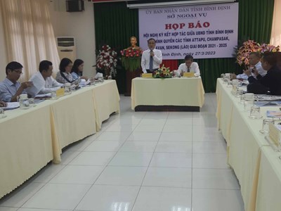 Bình Định sẽ ký kết hợp tác với 4 tỉnh Nam Lào