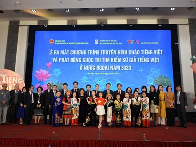 Ra mắt chương trình “Chào tiếng Việt” cho người Việt ở nước ngoài