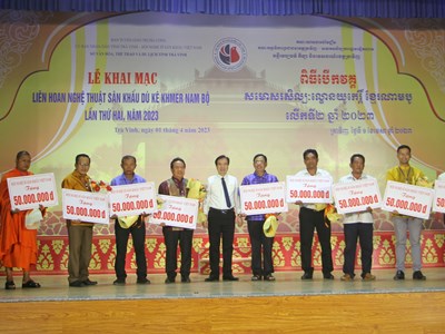 Liên hoan Nghệ thuật sân khấu Dù kê Khmer Nam Bộ: Vun bồi những hạt mầm nghệ thuật truyền thống