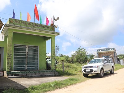 Cựu chiến binh hiến đất xây dựng Nhà văn hóa