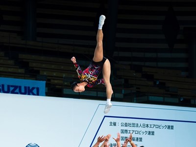 Đội tuyển Aerobic Việt Nam dẫn đầu vòng loại Cúp thế giới ở 2 nội dung