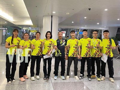 Tuyển cầu lông Việt Nam lên đường tham dự giải châu Á
