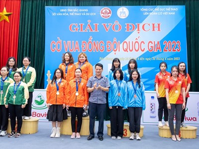 Kết thúc Giải cờ vua đồng đội quốc gia 2023