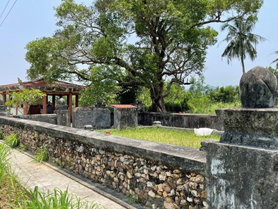 Dự án đường cao tốc Bắc - Nam: Di tích quốc gia mộ Huỳnh Công Thiệu bị ảnh hưởng