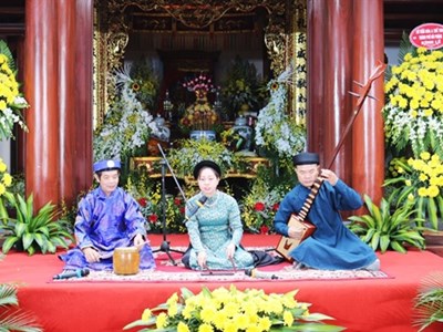 Bảo tồn, phát huy nghệ thuật Ca trù thành phố Cảng