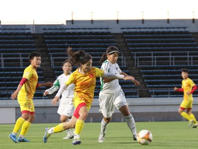 Tuyển nữ Việt Nam hoà trận giao hữu cuối ở chuyến tập huấn Nhật Bản