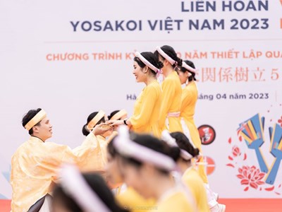 Quảng bá tinh hoa văn hóa Việt Nam qua điệu múa Nhật Bản Yosakoi