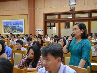 Bí thư Tỉnh ủy Quảng Ngãi đối thoại với ngành GD&ĐT