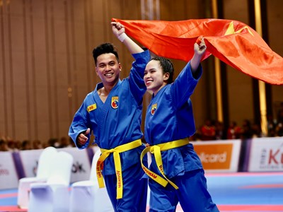 Vovinam Việt Nam đoạt HCV thứ tư tại SEA Games 32