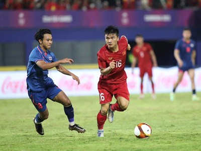 U22 Việt Nam chia điểm với U22 Thái Lan