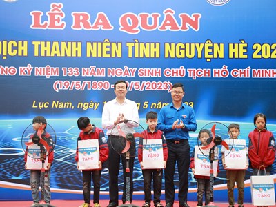 Bắc Giang ra quân Chiến dịch Thanh niên tình nguyện hè 2023