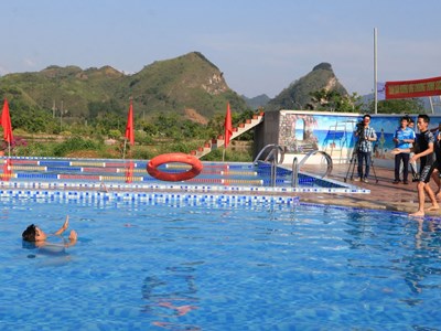 Lai Châu: Phát động toàn dân tập luyện môn bơi, phòng, chống đuối nước