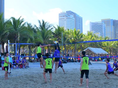 Khởi tranh Giải bóng đá, bóng chuyền bãi biển Đà Nẵng