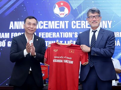 Ông Koshida Takeshi trở thành Giám đốc kỹ thuật Liên đoàn Bóng đá Việt Nam