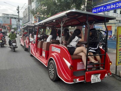 “Bát nháo” xe điện ở Quy Nhơn