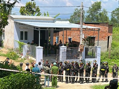 Mâu thuẫn gia đình, chồng sát hại vợ và hai người hàng xóm