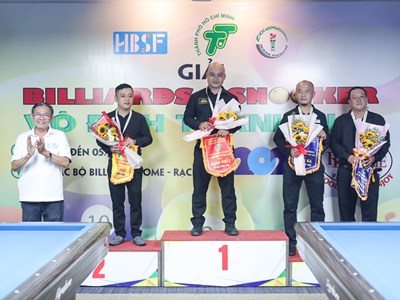 Kết thúc Giải Billiards & Snooker TP.HCM 2023