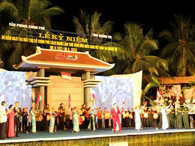 Xúc động Lễ kỷ niệm 50 năm ngày ra mắt Trụ sở Chính phủ Cách mạng lâm thời Cộng hòa miền Nam Việt Nam