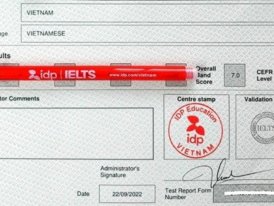 Thí sinh có chứng chỉ ngoại ngữ được cấp sau ngày 10.9.2022 được miễn thi ngoại ngữ