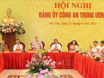 Lực lượng CAND phát huy vai trò 'gương mẫu, đi đầu' trong xây dựng, chỉnh đốn Đảng