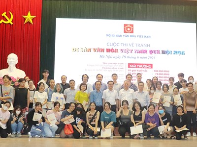 Tạo sức lan tỏa từ Cuộc thi vẽ tranh “Di sản văn hóa Việt Nam qua hội họa”