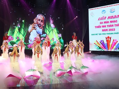 Hơn 2.000 diễn viên tham gia Liên hoan ca múa nhạc thiếu nhi hè 2023