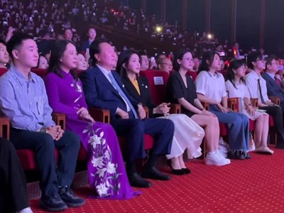 Tổng thống Hàn Quốc dự đêm nhạc giao lưu văn hóa Hàn Quốc - Việt Nam