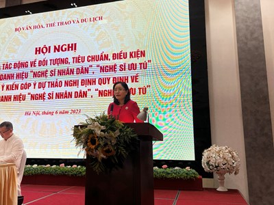 Dự thảo Nghị định quy định về xét tặng danh hiệu NSND, NSƯT: Nhiều ý kiến về mở rộng đối tượng xét tặng danh hiệu