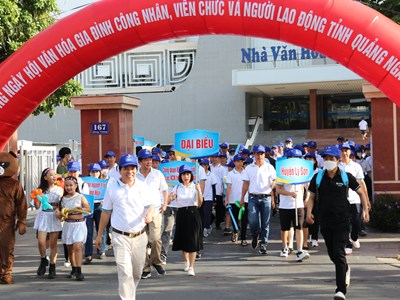 Quảng Ngãi: Khai mạc Ngày hội văn hóa Gia đình