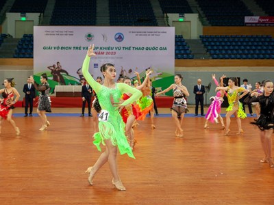Khai mạc Giải trẻ Khiêu vũ thể thao quốc gia và Cúp CLB Khiêu vũ thể thao quốc gia