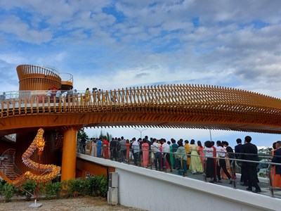 Đà Nẵng: Đưa vào hoạt động cầu đi bộ hữu nghị Việt - Nhật