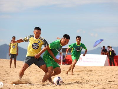 Năm đội tham dự Giải bóng đá bãi biển VĐQG 2023