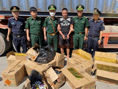 Phát hiện vụ vận chuyển trái phép 300kg pháo qua cửa khẩu Cha Lo