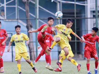 8 đội vào tứ kết giải Bóng đá U13 toàn quốc