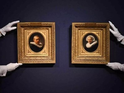 Hai bức chân dung của Rambrandt được bán với giá 14 triệu USD