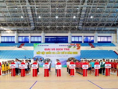 Gần 200 VĐV tham gia Giải vô địch trẻ đẩy gậy quốc gia lần thứ 2