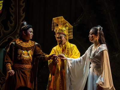 Vở cải lương "Vì nghĩa nước non": Tiếng lòng đồng cảm với bậc hiền nhân