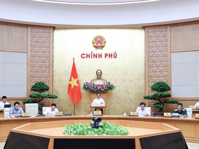Thủ tướng chủ trì phiên họp Chính phủ chuyên đề pháp luật tháng 7