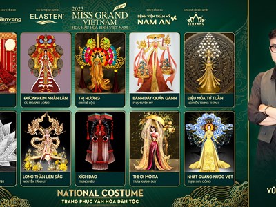 Công bố 60 thiết kế trang phục văn hóa dân tộc của Miss Grand Vietnam 2023