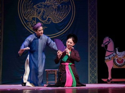 Công diễn vở chèo Quan Âm Thị Kính tưởng nhớ NSND Trần Bảng