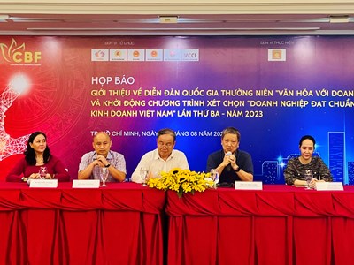 Diễn đàn văn hóa với doanh nghiệp 2023 sẽ tổ chức tại TP.HCM