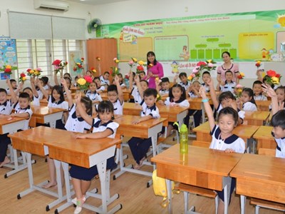 TP.HCM: Học sinh lớp 1 tựu trường vào ngày 21.8